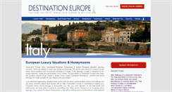 Desktop Screenshot of destinationeuropeonline.com